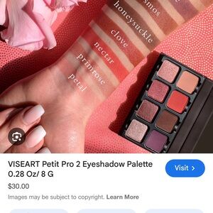 Viseart Petit Pro 2 Eyeshadow Palette - Nectar and Primrose